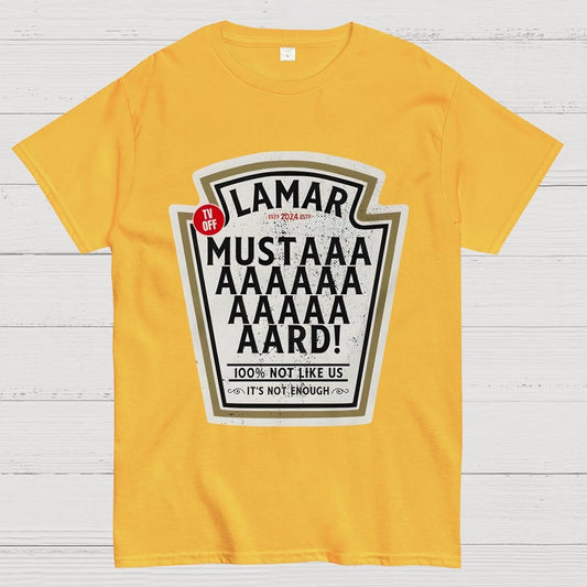 Lamar Mustard TV Off Essential Unisex Geek T-Shirt