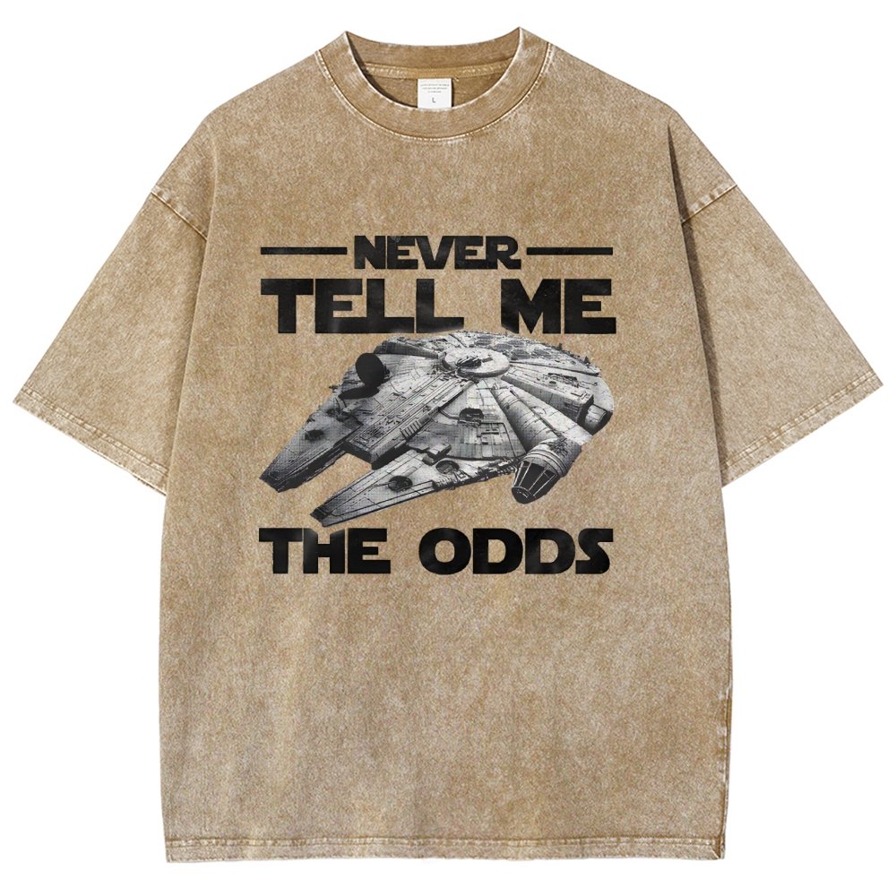 Never tell me the odds Vintage Distressed T-shirt