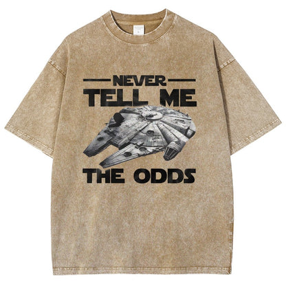 Never tell me the odds Vintage Distressed T-shirt