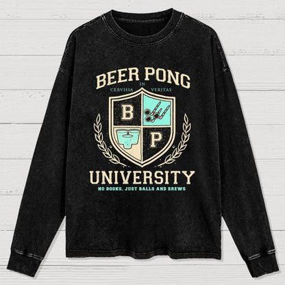 BP University Washed Long Sleeve Tee