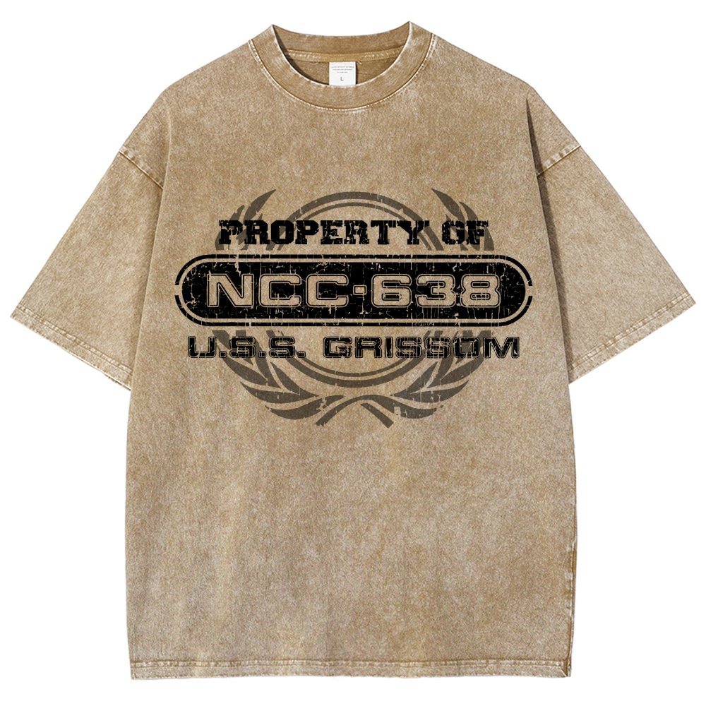 Vintage Property of ABC123 Vintage Distressed T-shirt