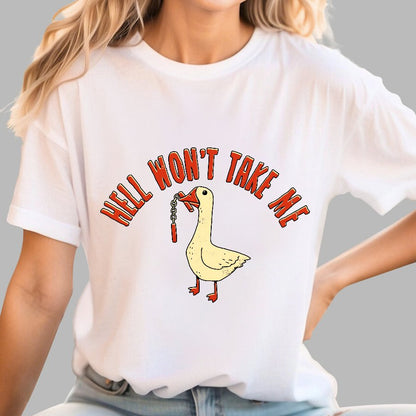 Hell Won't Take Me Geek T-Shirt
