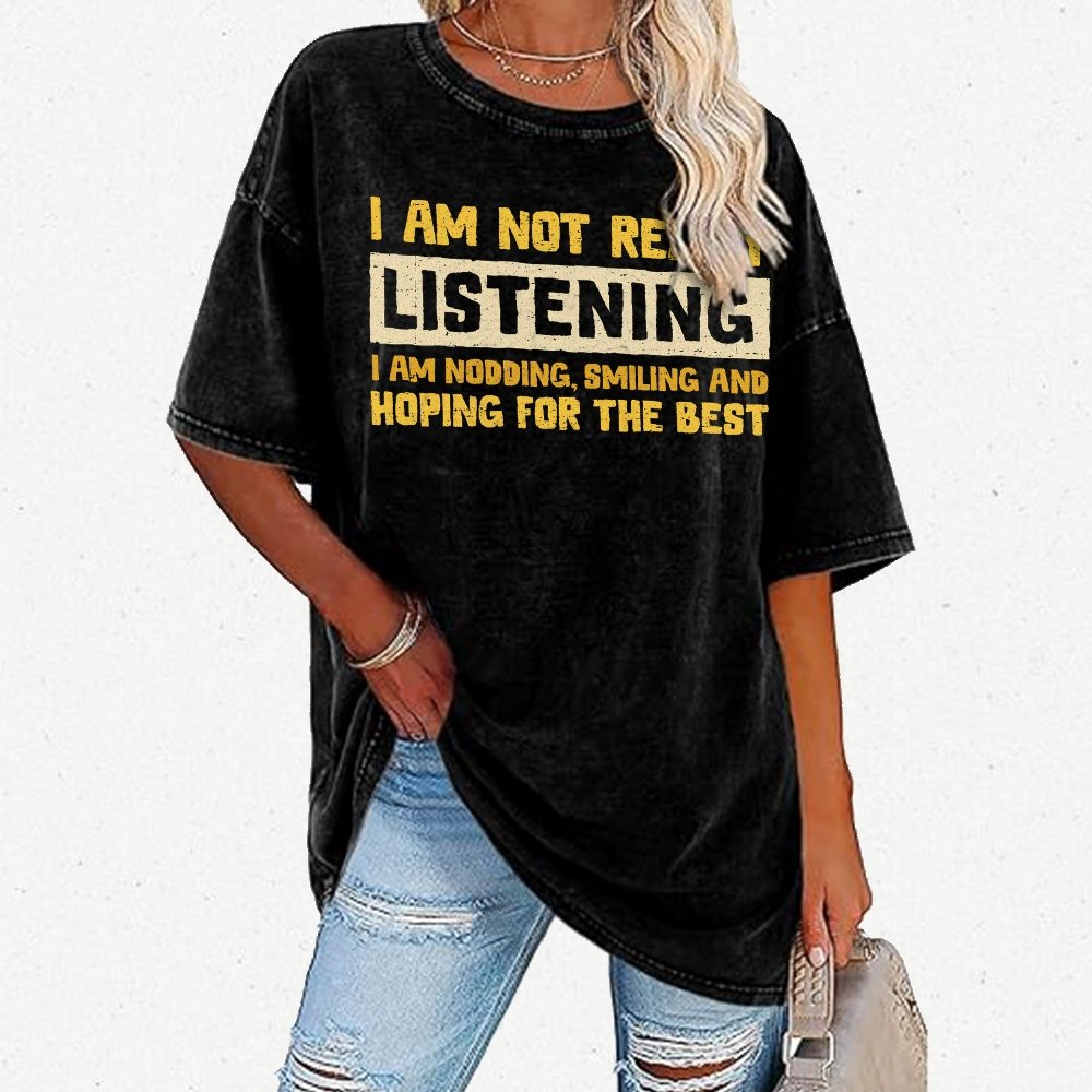 Hoping For The Best Vintage Distressed T-shirt