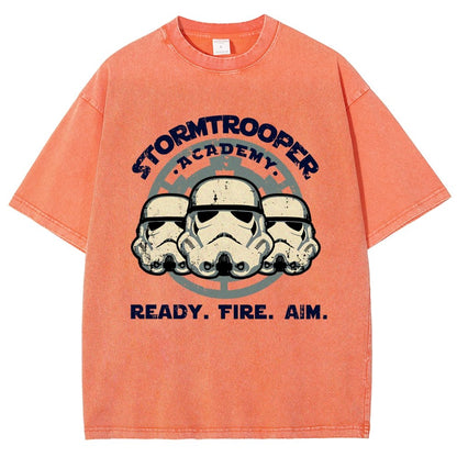 Ready. Fire. Aim. Vintage Distressed T-shirt