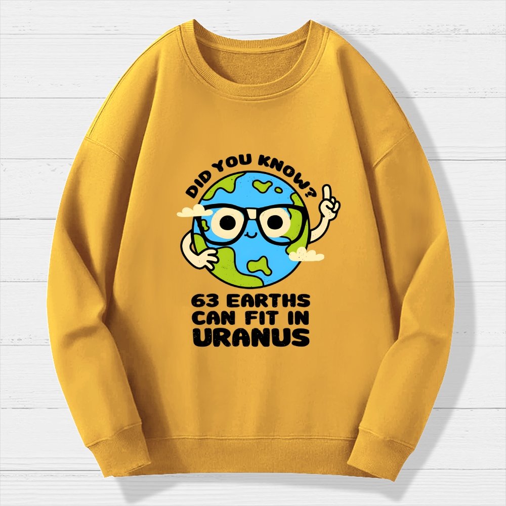 Uranus Geek Cotton Sweatshirt