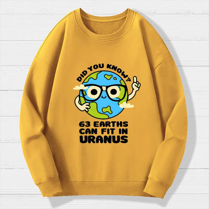 Uranus Geek Cotton Sweatshirt