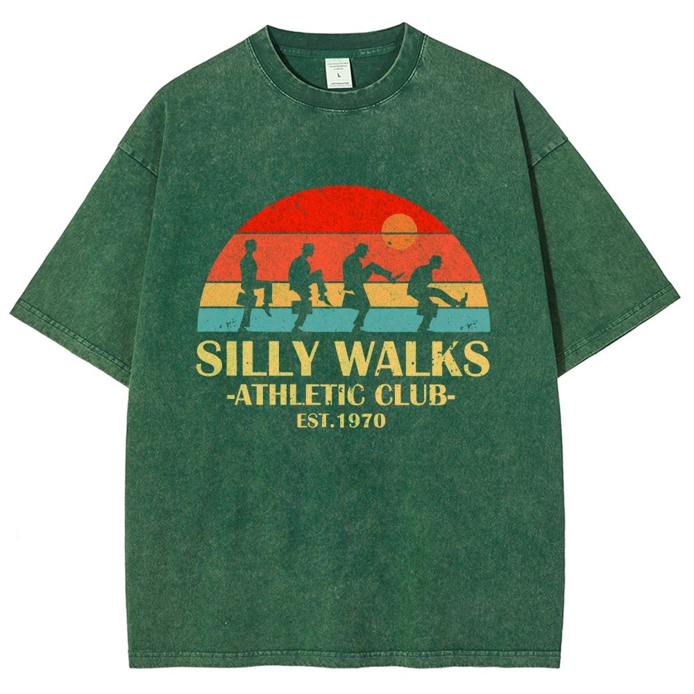 Silly Walks - Athletic Club Vintage Distressed T-shirt