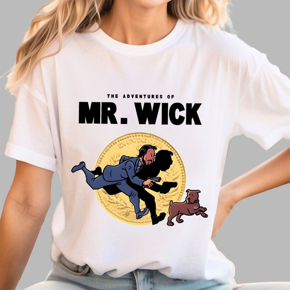 The Adventures of Mr. Wick Geek T-Shirt