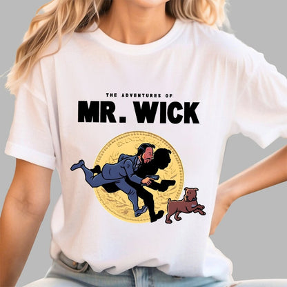 The Adventures of Mr. Wick Geek T-Shirt