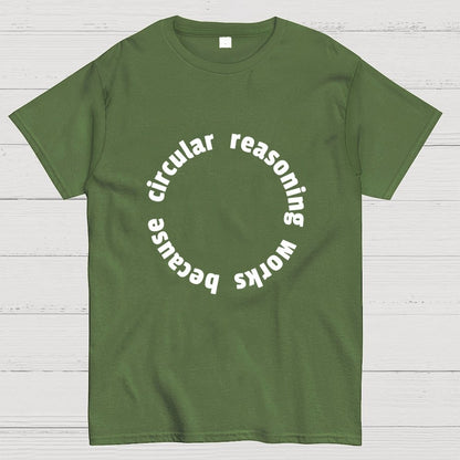 Circular Reasoning Works Geek T-Shirt