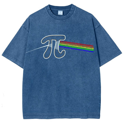Pi Flow Vintage Distressed T-shirt