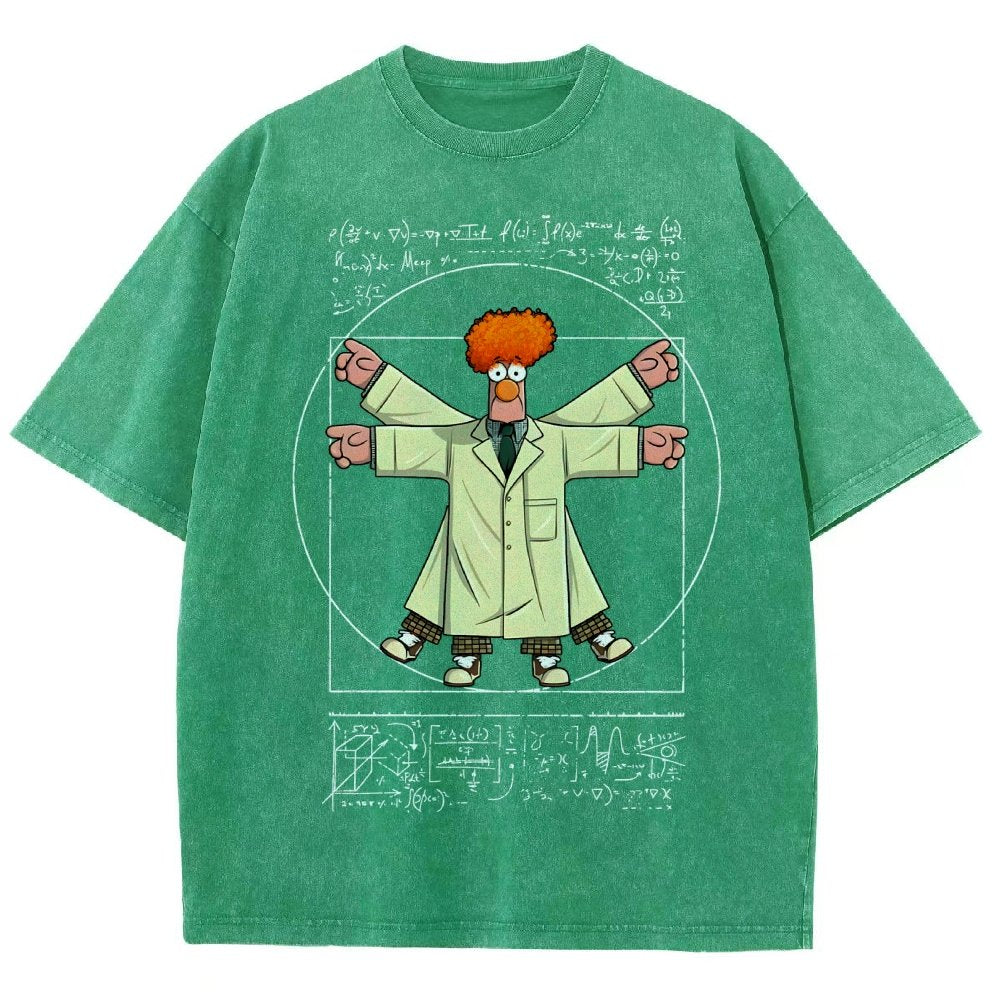 Vitruvian Puppet Vintage Distressed T-shirt