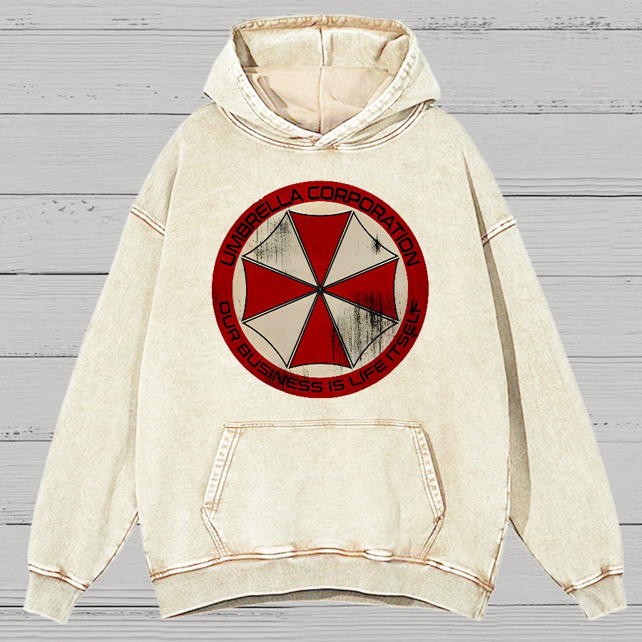 Our Business is Life Itself Vintage Distressed Hoodie