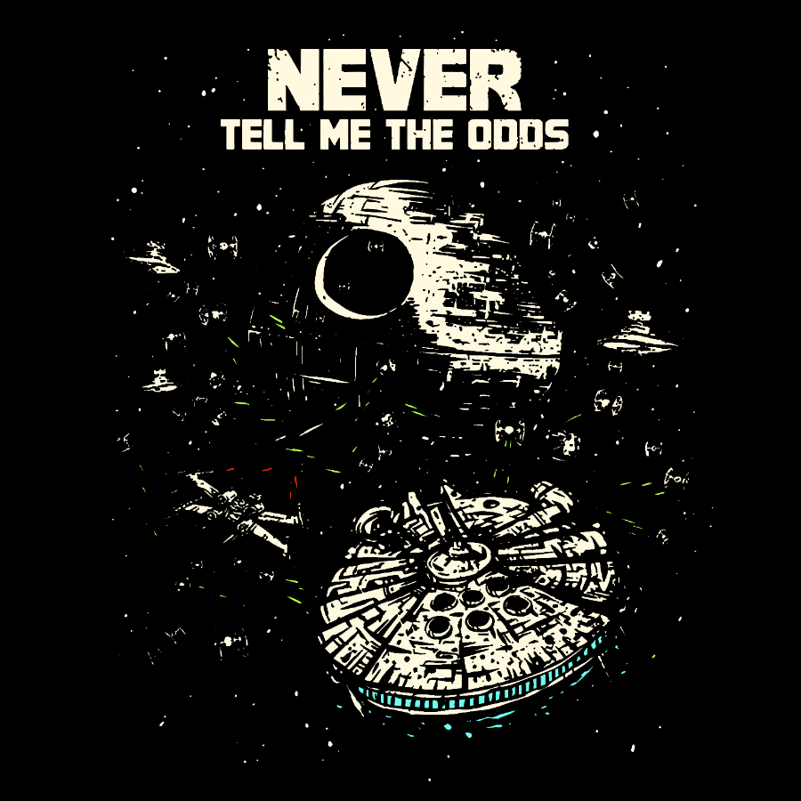 Never tell me the odds Geek T-Shirt