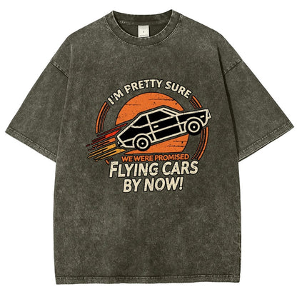 Flying Cars By Now Vintage Distressed T-shirt