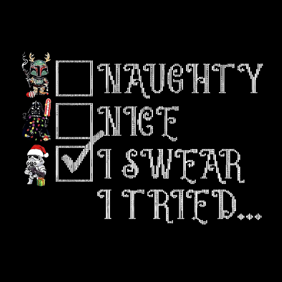 I Swear I Tried Christmas Geek T-Shirt