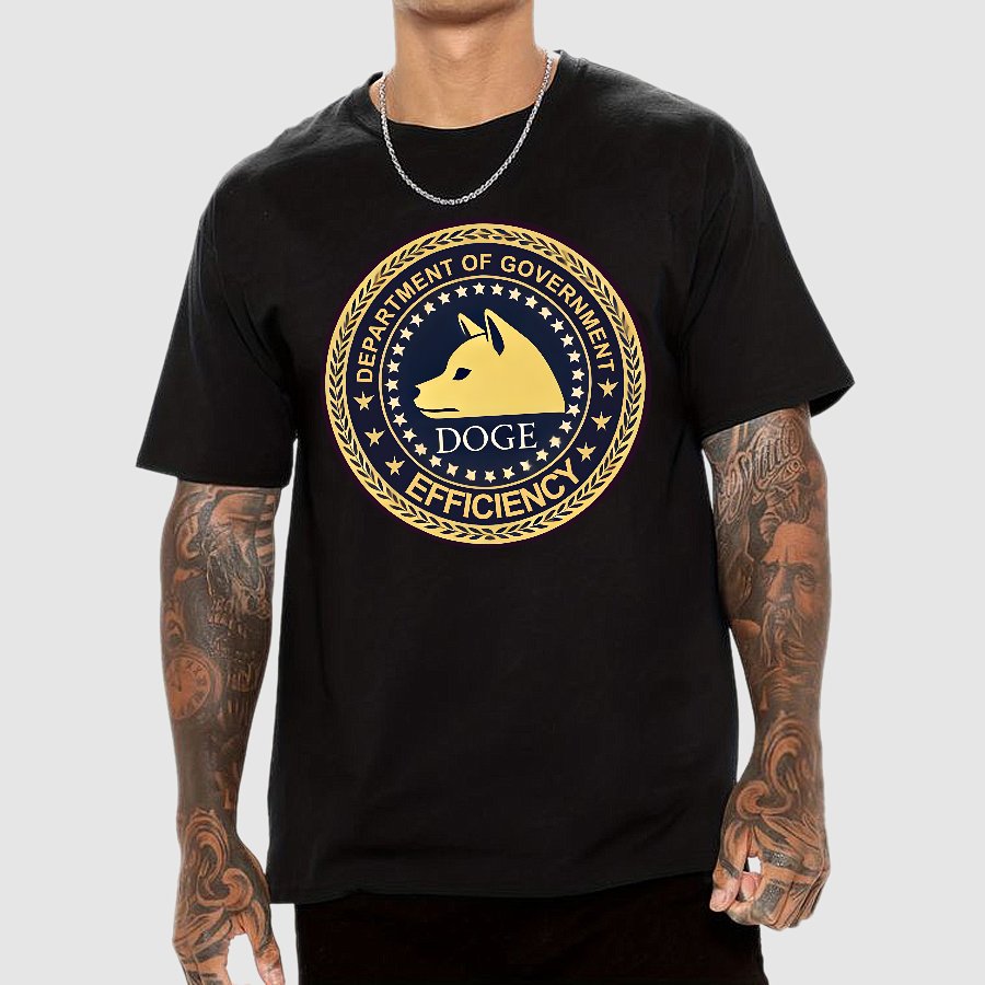D.O.G.E-Department of Government Efficiency Geek T-Shirt