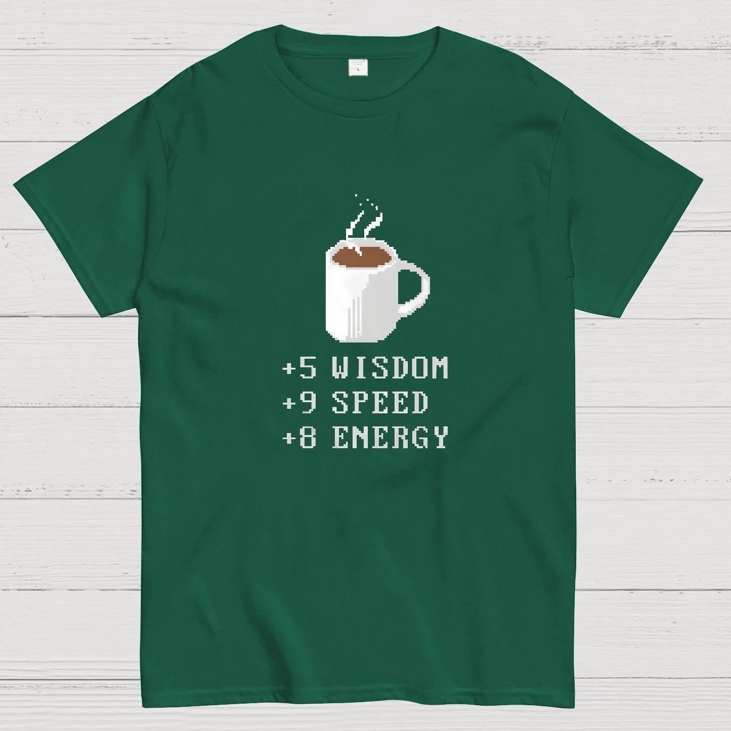 Coffee Plus To Stats Geeky T-Shirt