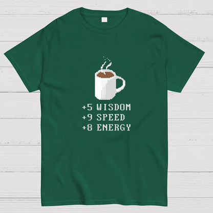 Coffee Plus To Stats Geeky T-Shirt