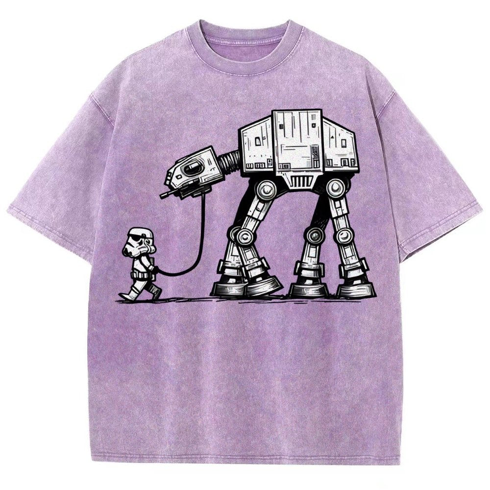 Empire Robot Dog - Galactic Skirmishes Vintage Distressed T-shirt