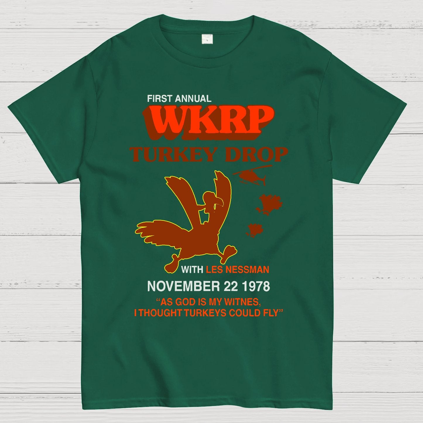 Vintage Retro Turkey Drop Geek T-Shirt