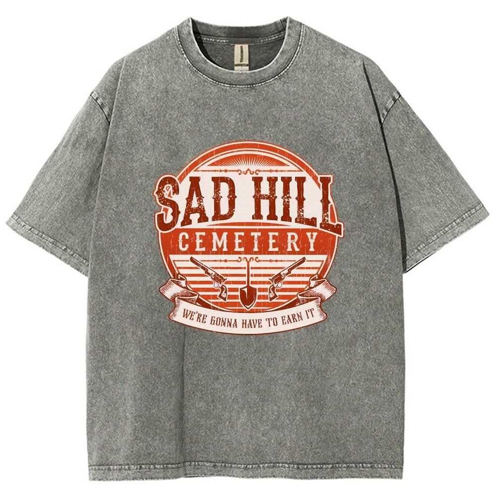 Lonely Hill Cemetery Vintage Distressed T-shirt