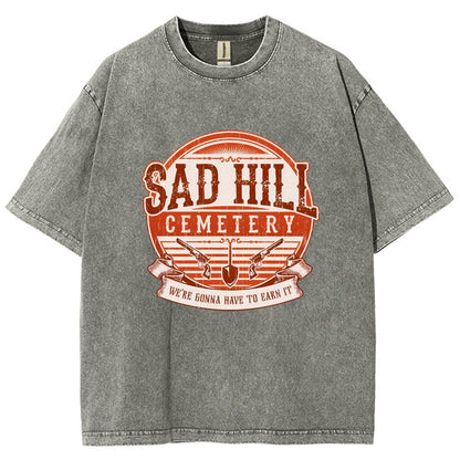 Lonely Hill Cemetery Vintage Distressed T-shirt