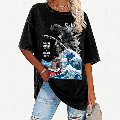 You need a bigger boat Funny Vintage Distressed T-shirt
