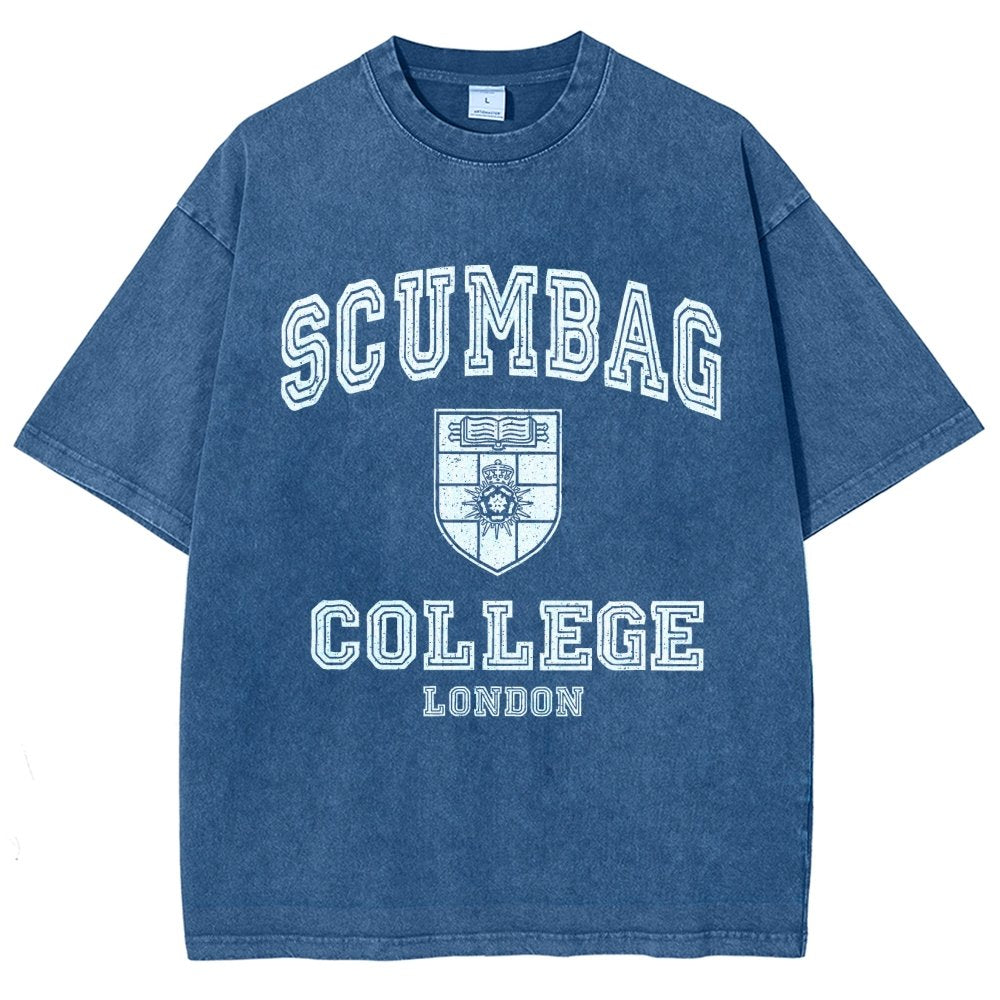 Scumbag College Vintage Distressed T-shirt