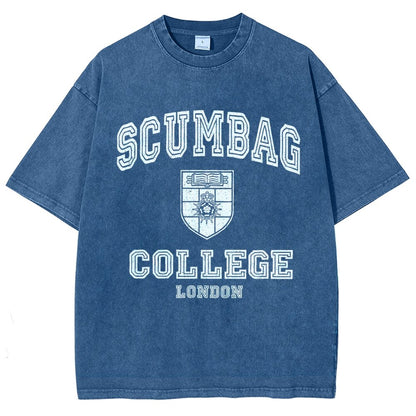 Scumbag College Vintage Distressed T-shirt