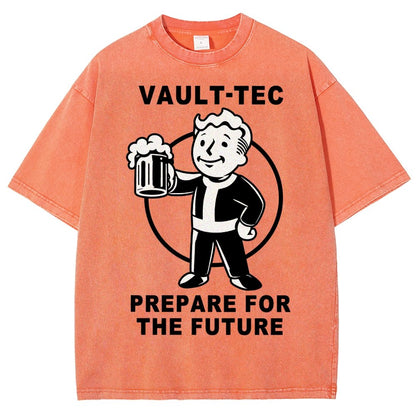 prepare for the future Vintage Distressed T-shirt