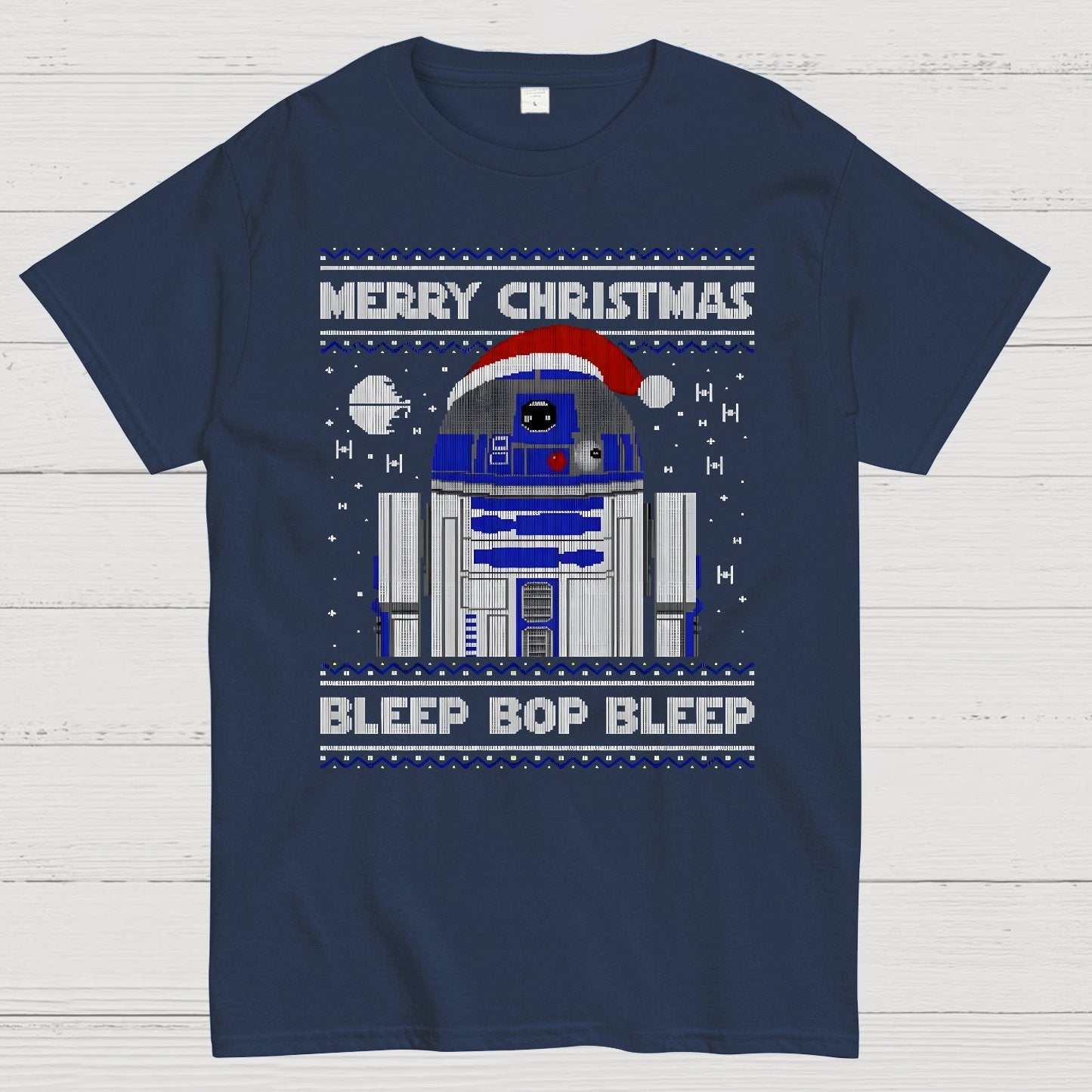 Bleep Bop Bleep Xmas Geek T-Shirt