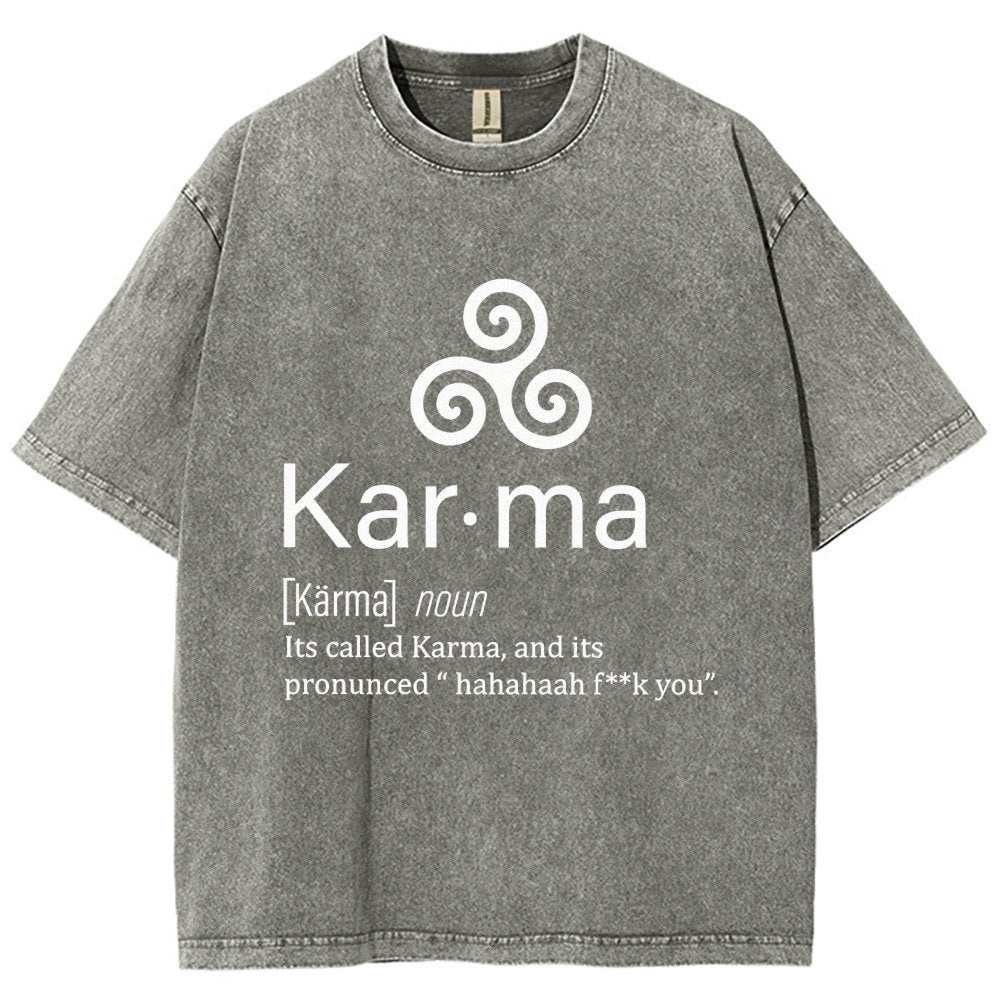 Karma definition Vintage Distressed T-shirt