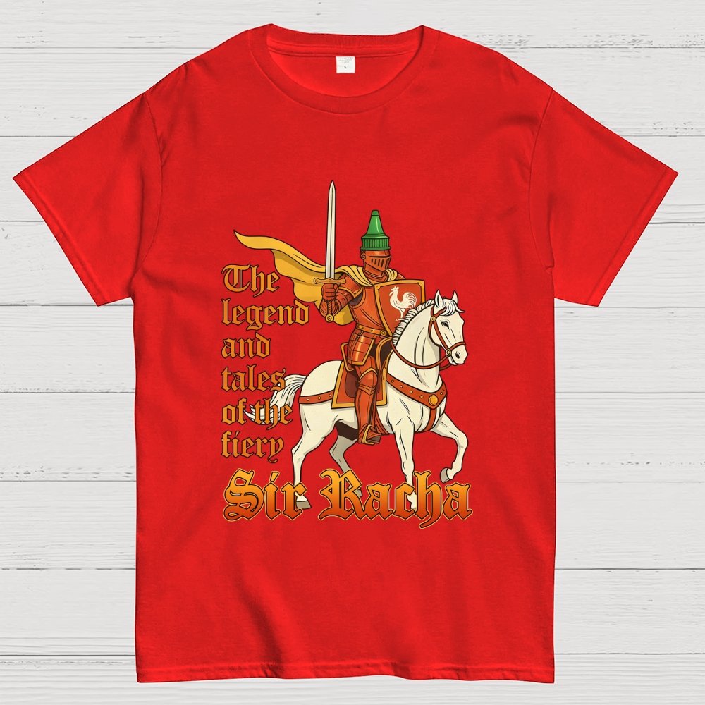 Sir Racha Art Print Geek T-Shirt