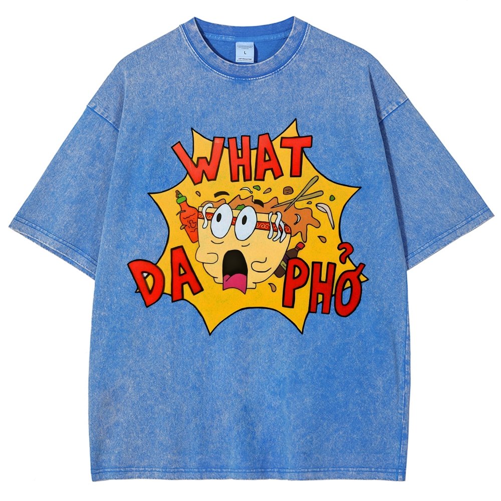 What Da Pho?Vintage Distressed T-shirt