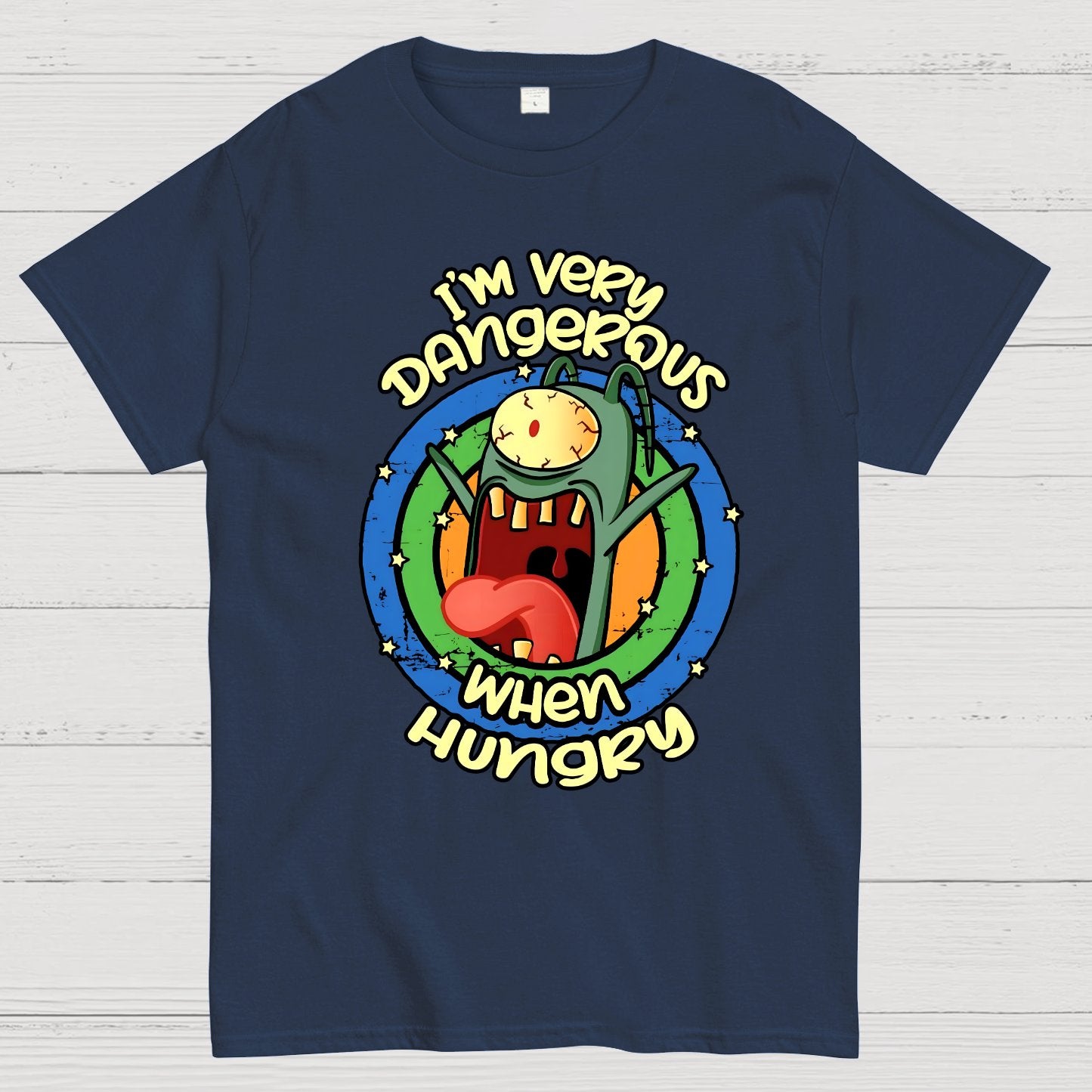 Very Dangerous When Hungry Geek T-Shirt