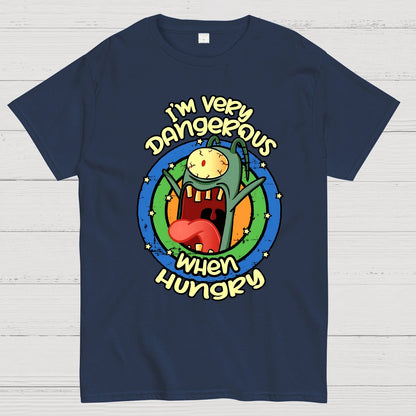 Very Dangerous When Hungry Geek T-Shirt