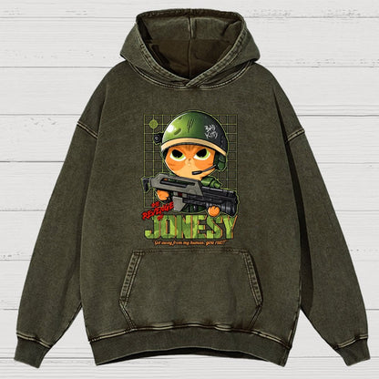 The Revenge Of Jonesy Vintage Distressed Hoodie