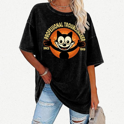 Professional Troublemaker Vintage Distressed T-shirt