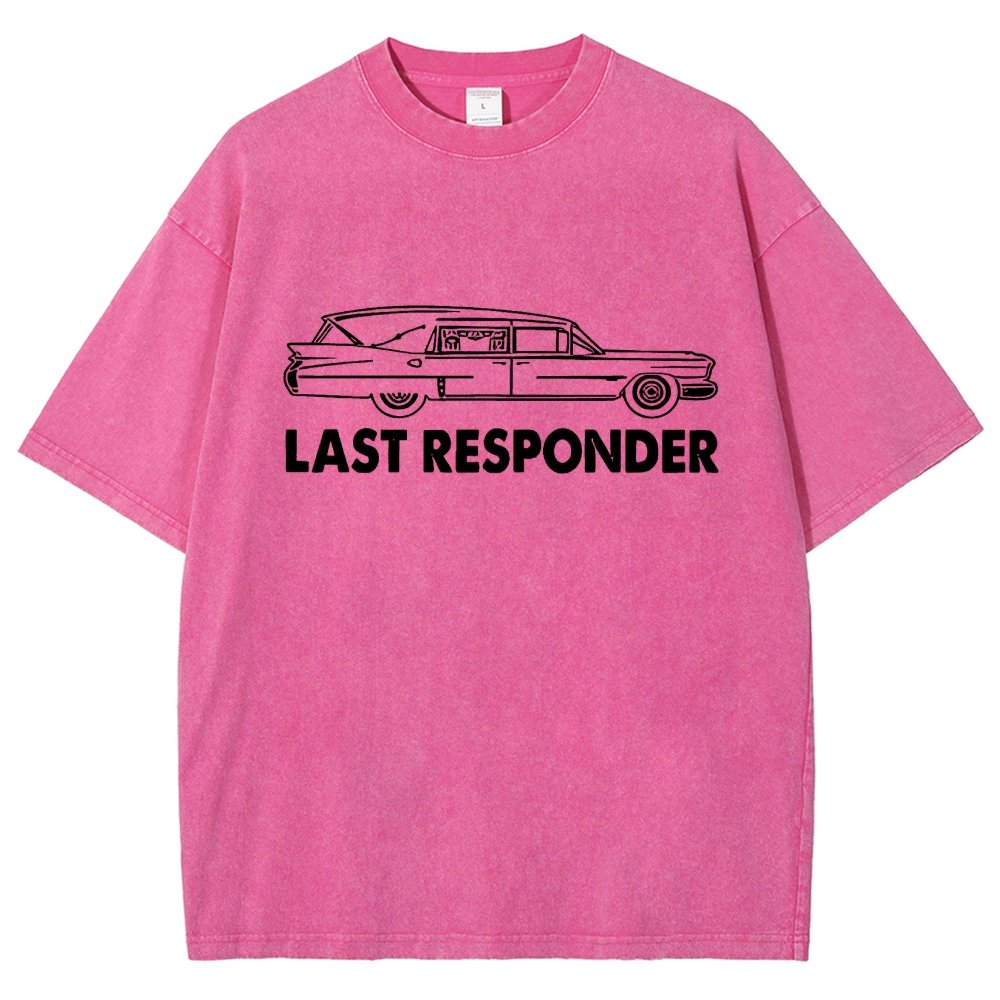 Last Responder Vintage Distressed T-shirt