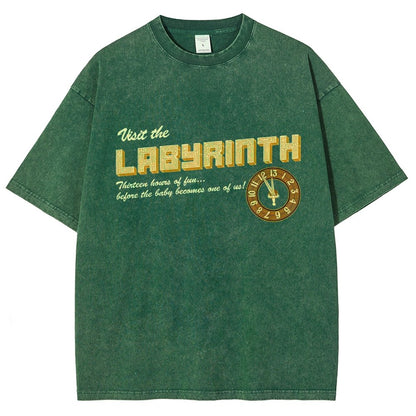 Visit the Maze Vintage Distressed T-shirt