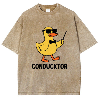Conducktor Vintage Distressed T-shirt