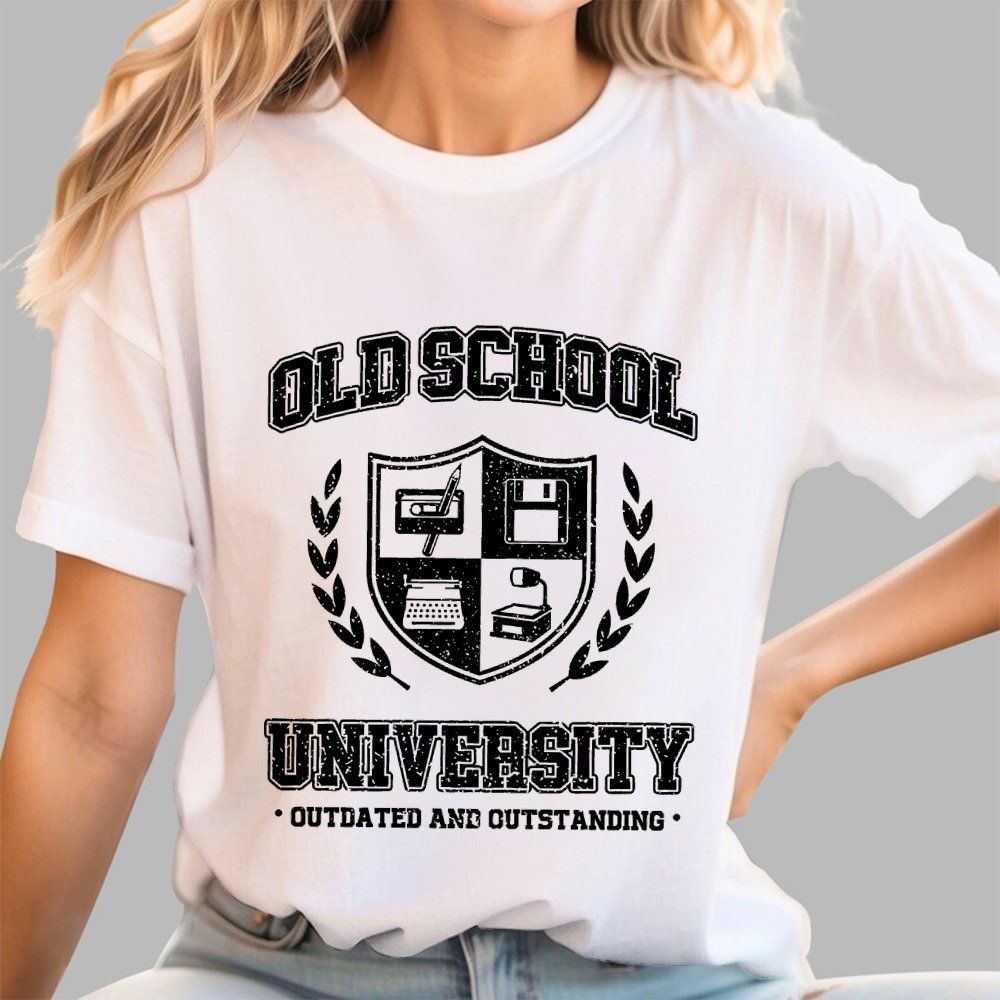 Old School University Unisex Geek T-Shirt