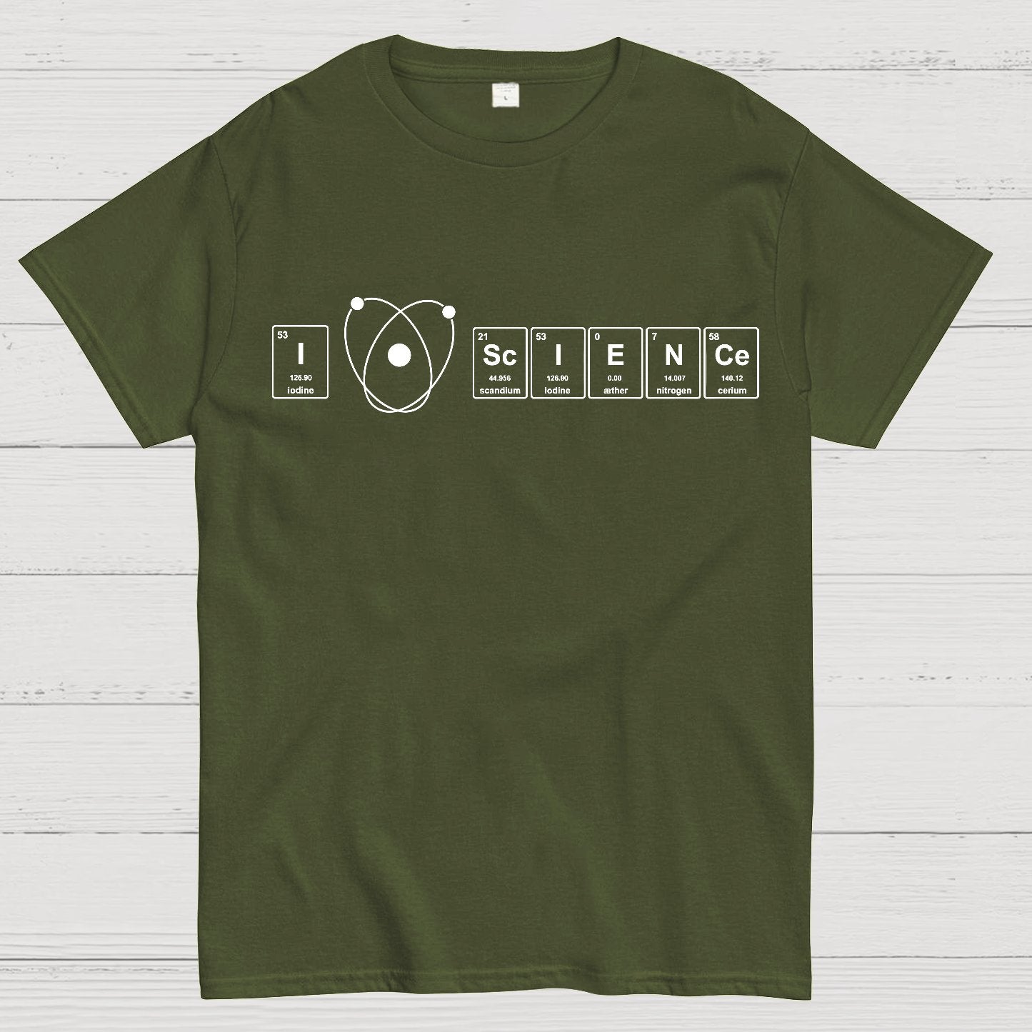 I Love Science Geeky T-Shirt
