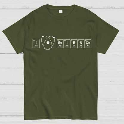 I Love Science Geeky T-Shirt