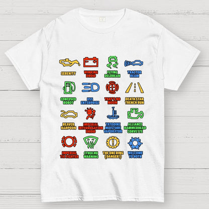 Nerdy Symbols Geek T-Shirt