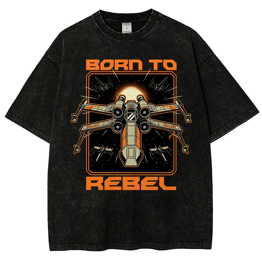 Space War Outlaw Vintage Distressed T-shirt
