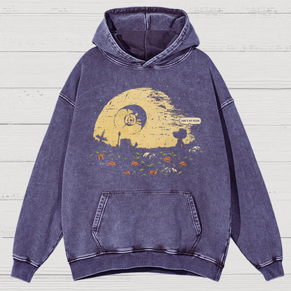 That's No Pumpkin Vintage Distressed Hoodie