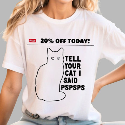 Tell Your Cat Geek T-Shirt