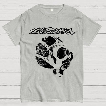 Dystopia - World Gas Mask Back Geek T-Shirt